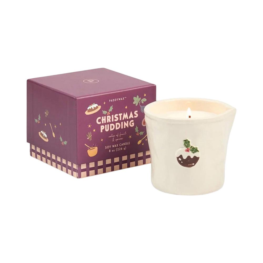 Paddywax Bistro Christmas Pudding Ceramic Candle 8oz